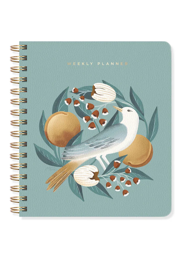 BLUE BIRD NONDATED WEEKLY PLANNER
