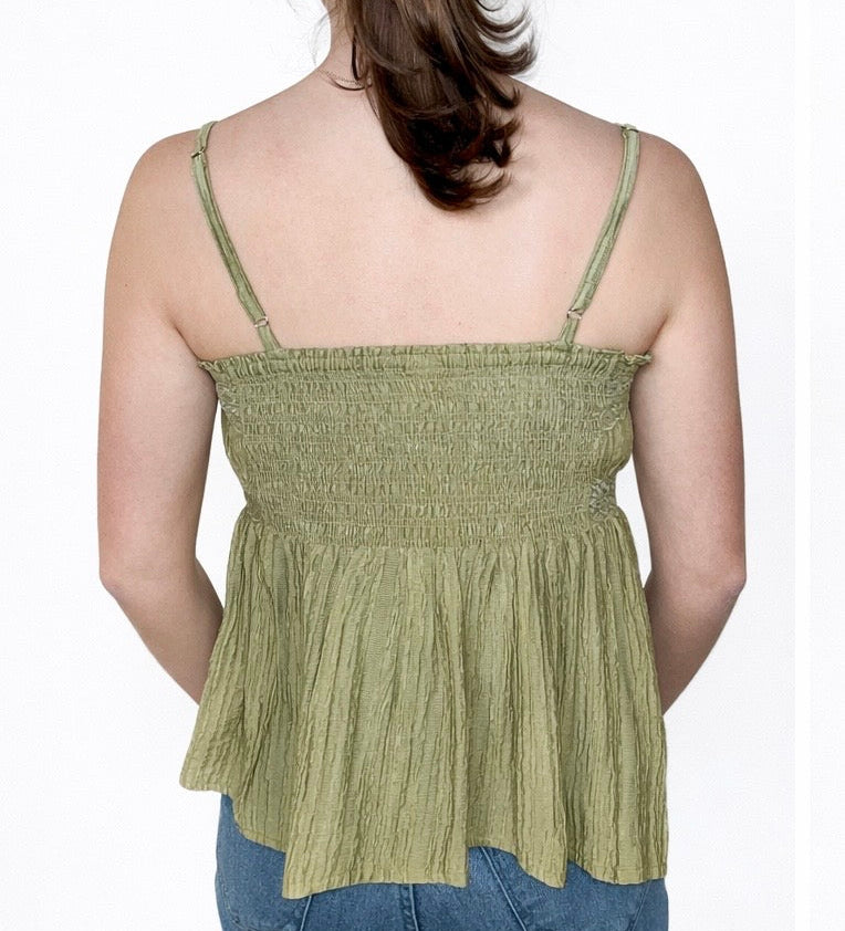 "CAST MY CARES" TOP