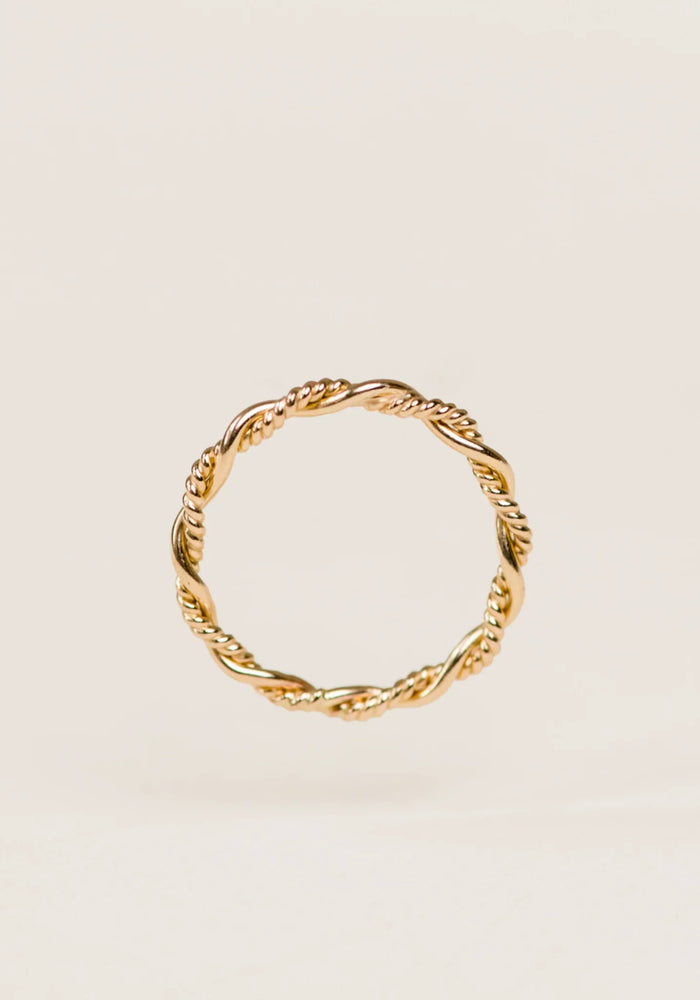 BRAIDED TWIST RING by Able