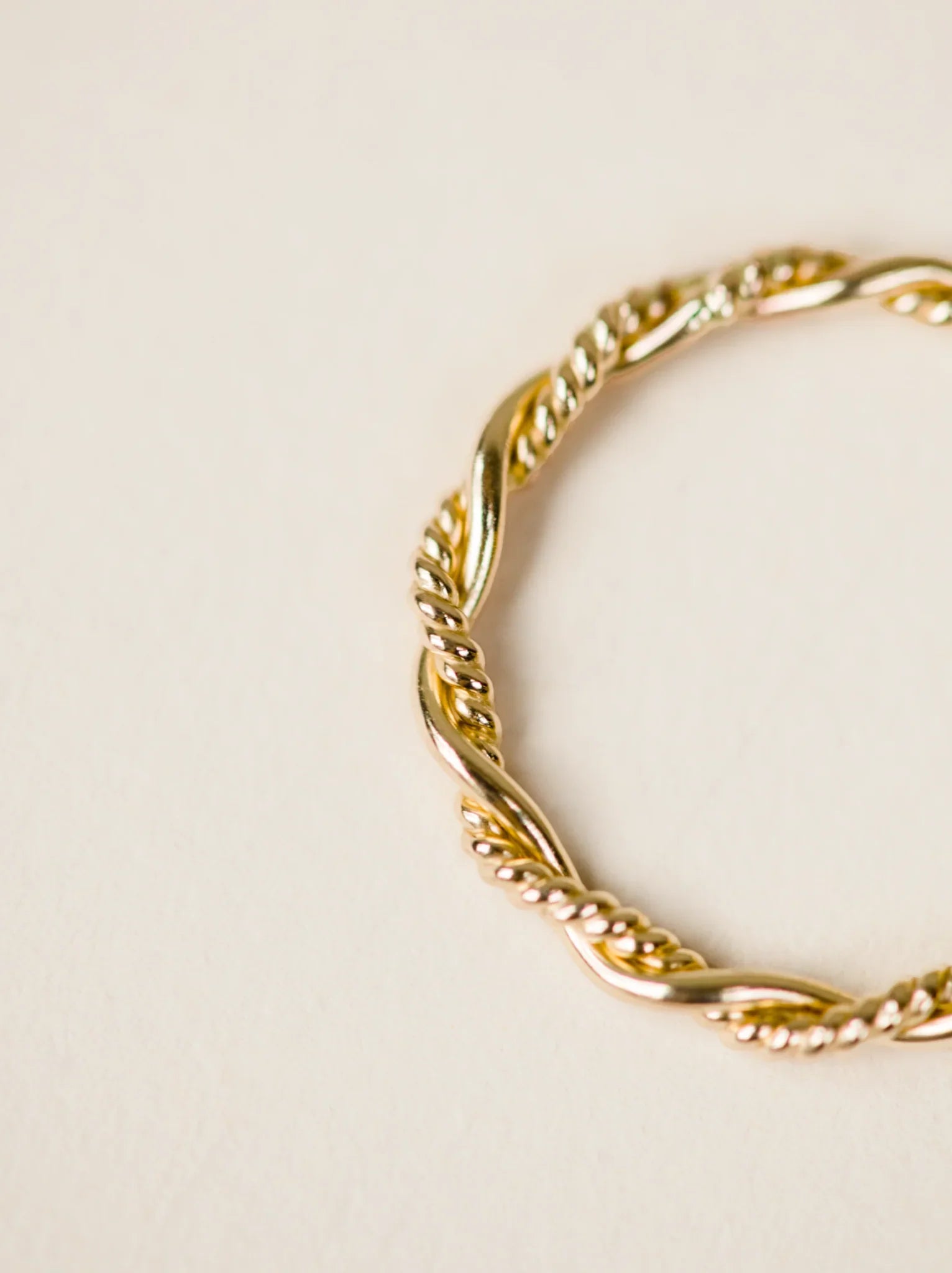 BRAIDED TWIST RING by Able