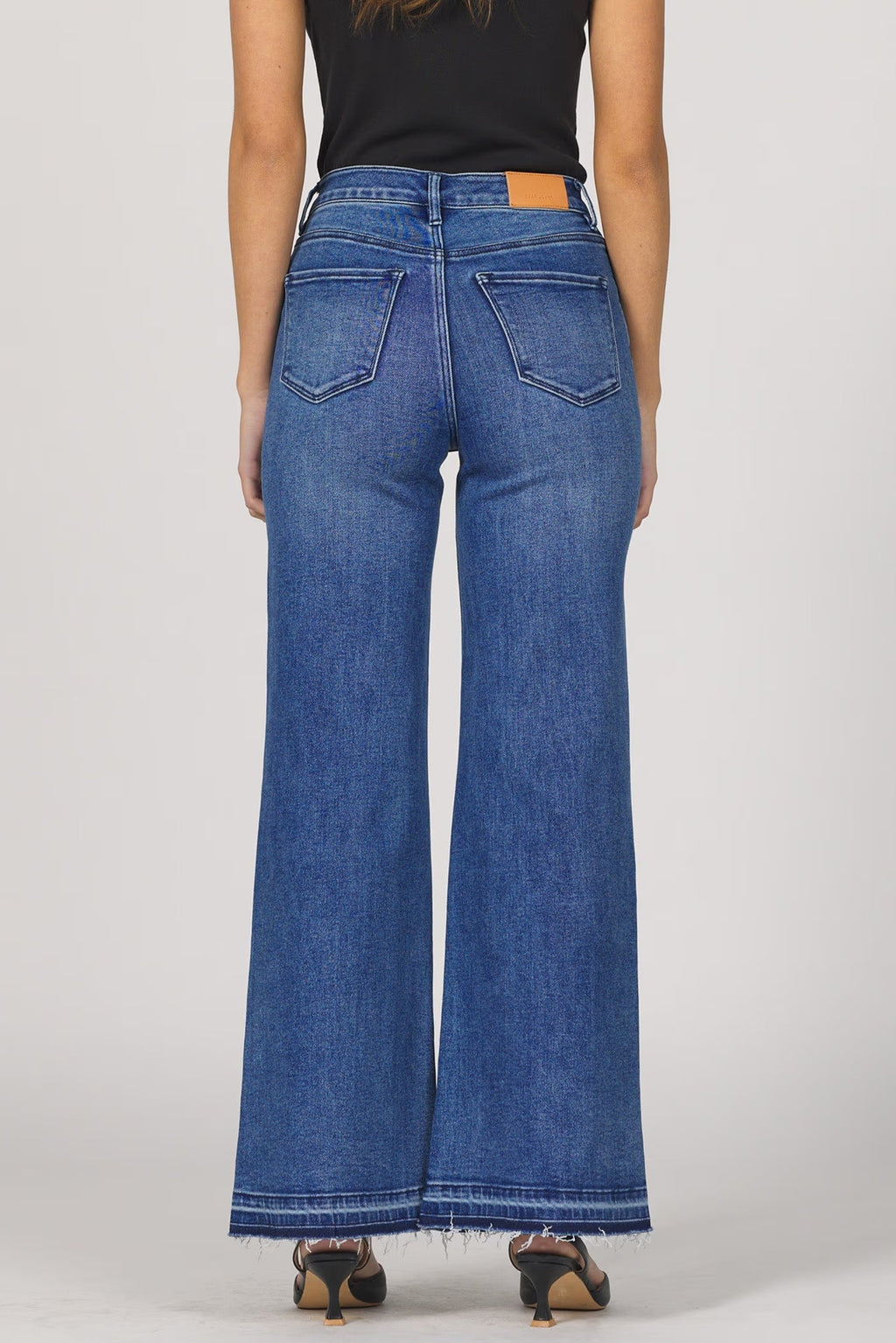 HOLLY DENIM WIDE LEG JEANS by Dear John
