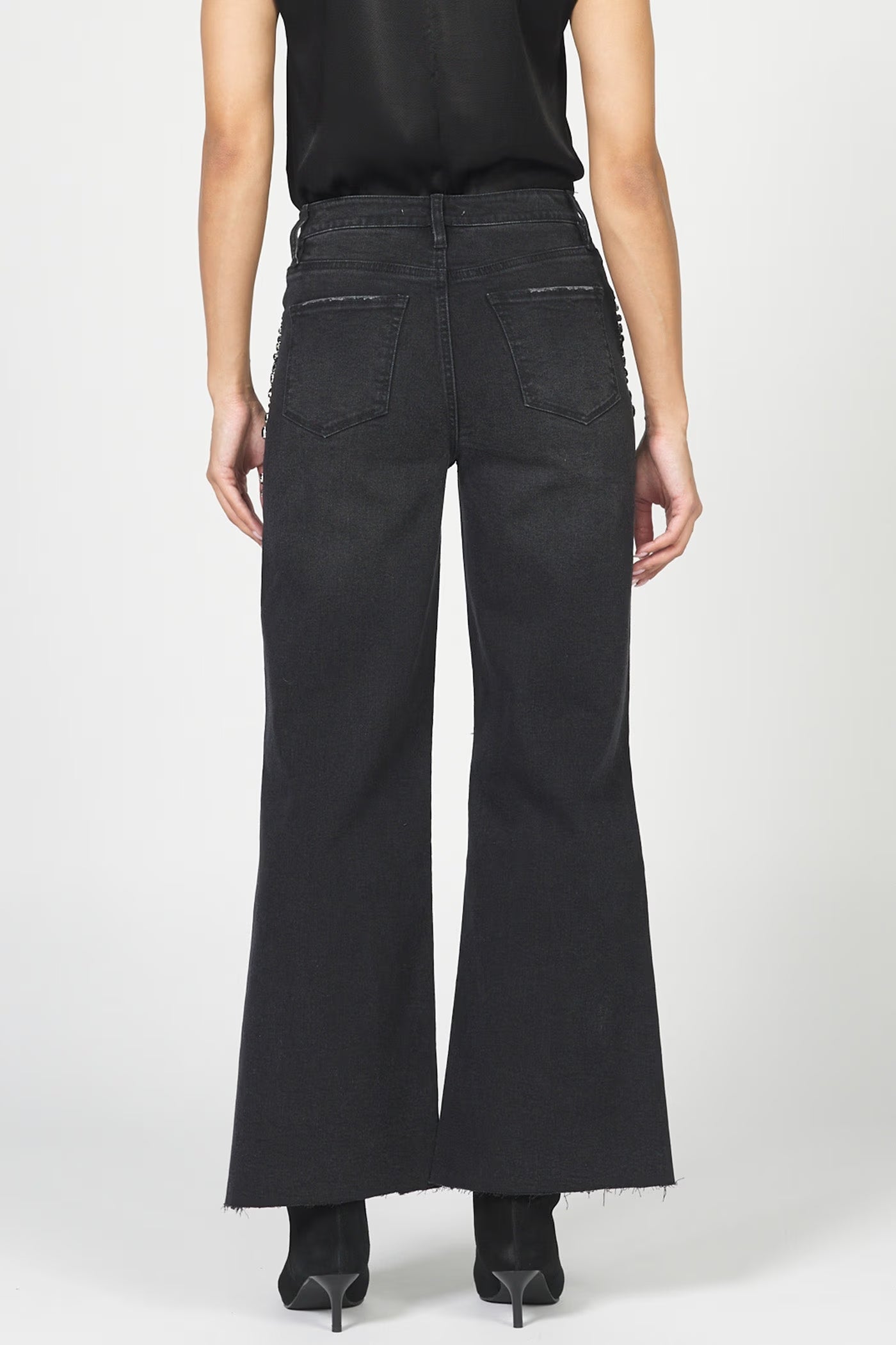 FIONA JEWELED DENIM JEANS by Dear John