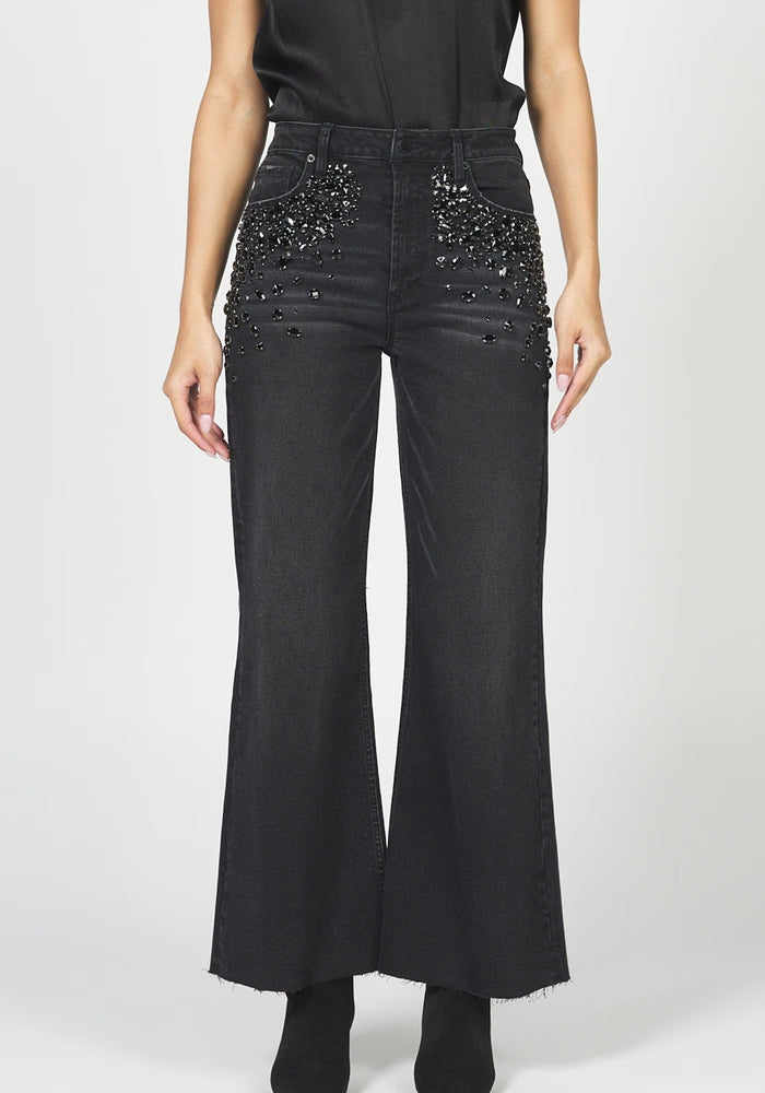FIONA JEWELED DENIM JEANS by Dear John
