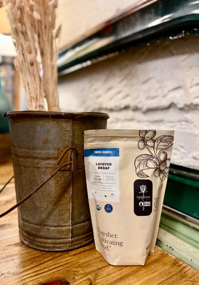 THRIVE LAYOVER WHOLE BEAN DECAF COFFEE