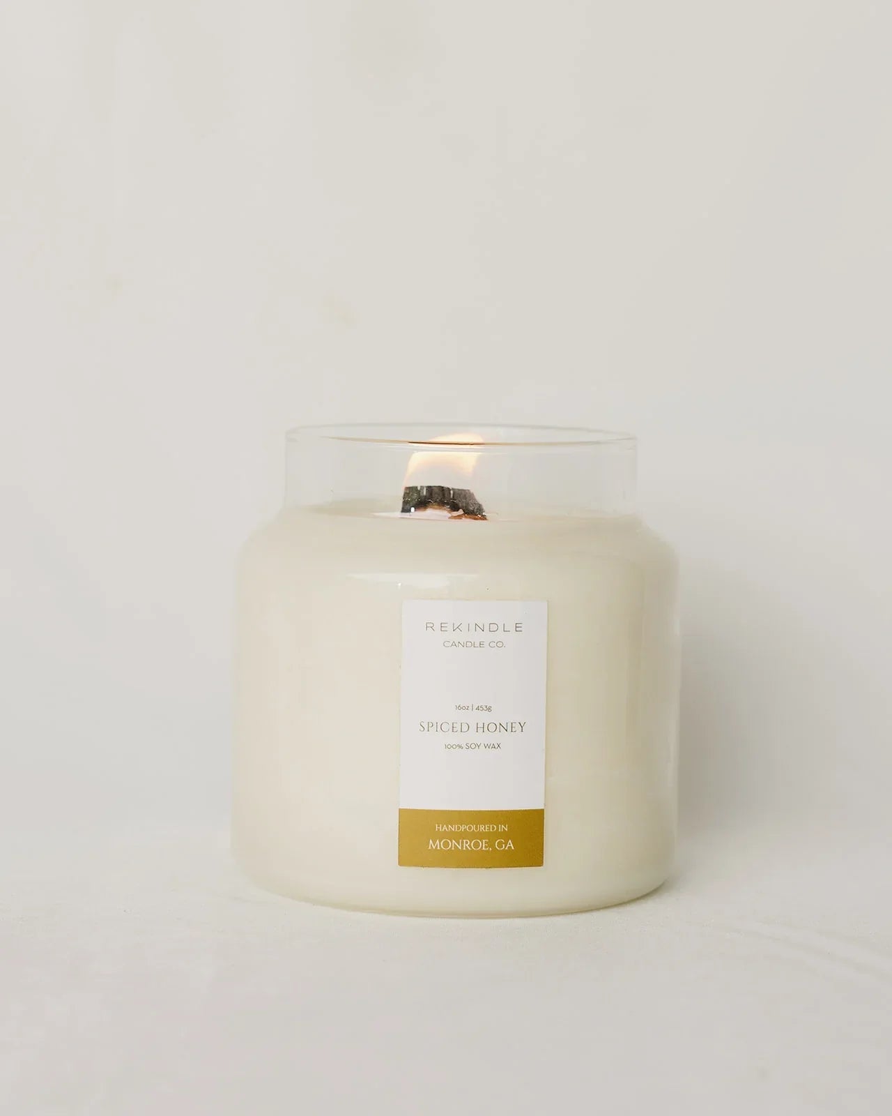 REKINDLE CANDLE CO 16 OZ APOTHECARY JAR CANDLE