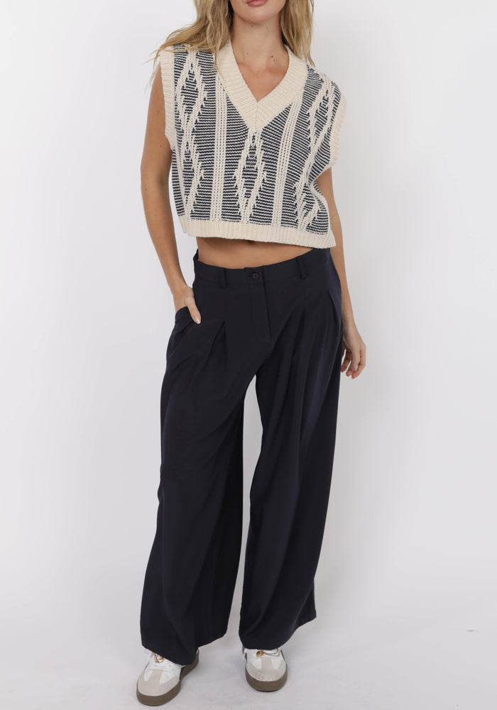 "MULTIPLIED" SWEATER VEST
