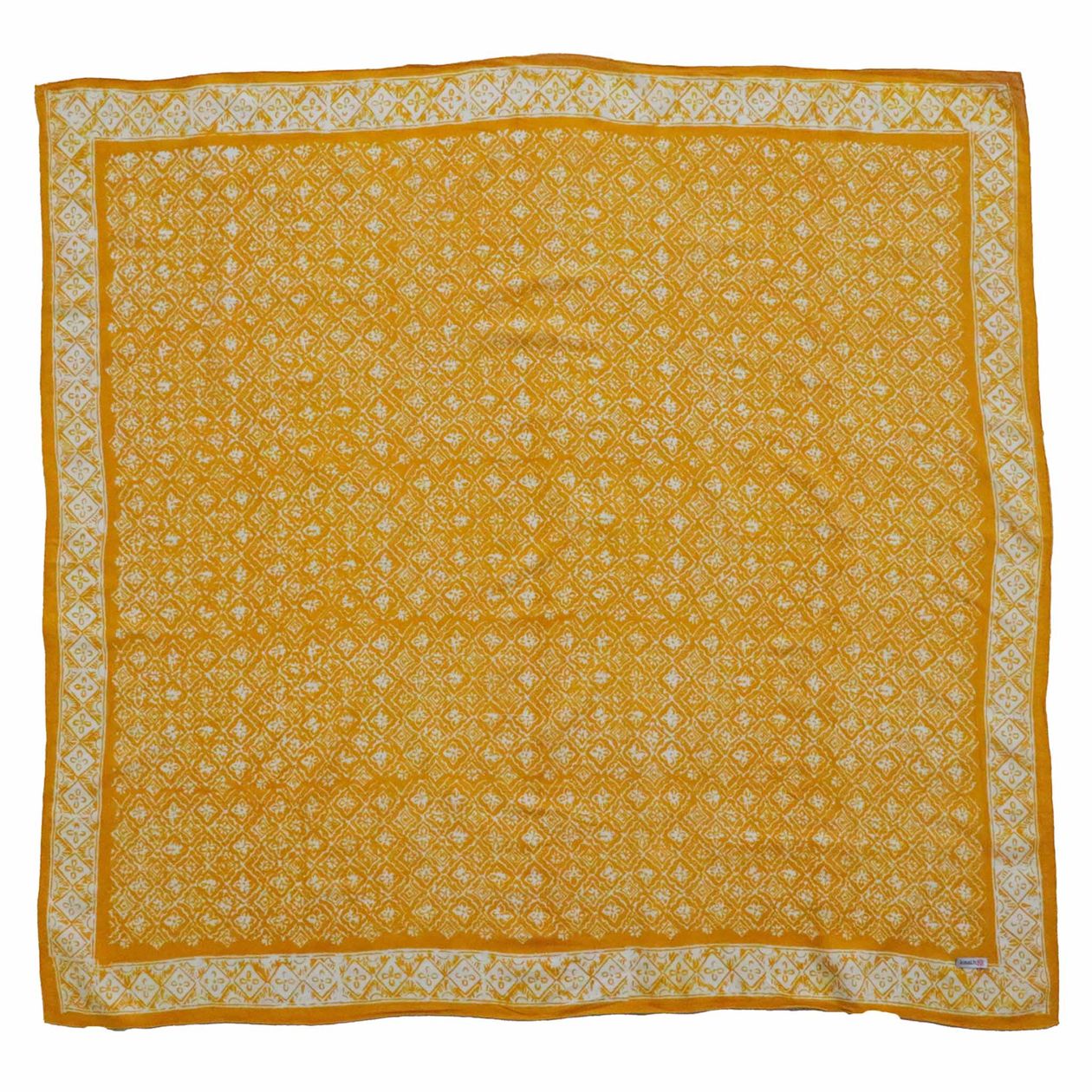 LARGE MUSTARD FALL AUTUMN BATIK BANDANA