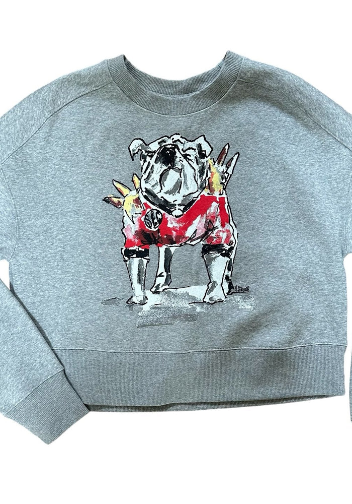 SAVAGE BOXY SWEATSHIRT by LEAH LATURELL ART