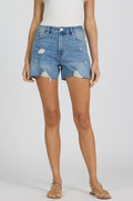GIGI DISTRESSED DENIM SHORTS