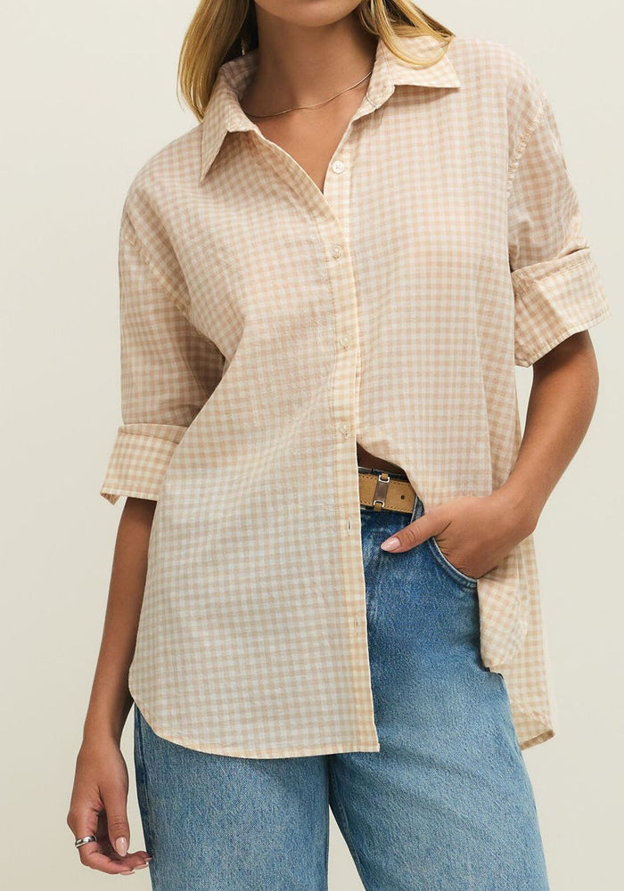 SEAPORT BUTTON UP TOP by Z Supply