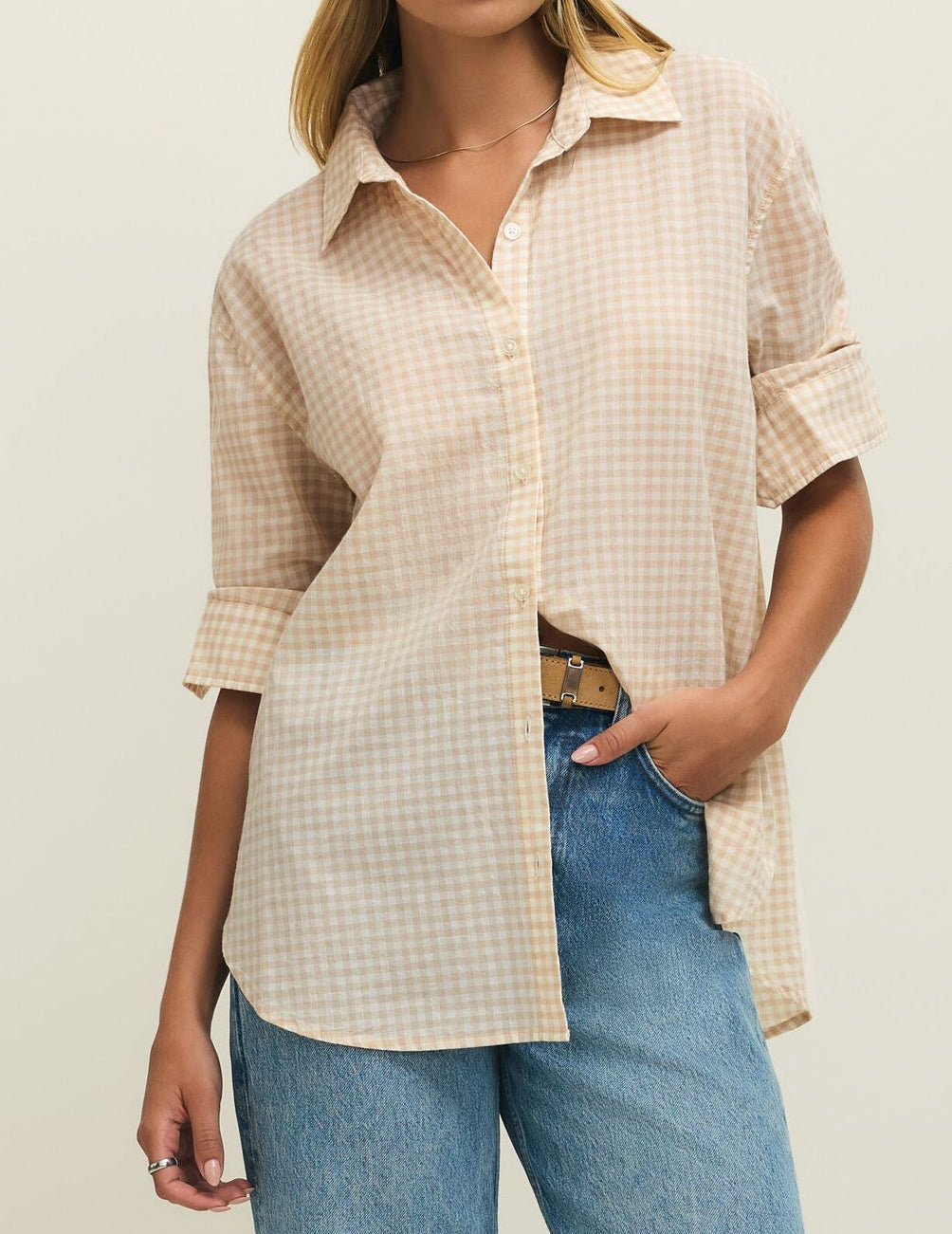 SEAPORT BUTTON UP TOP by Z Supply