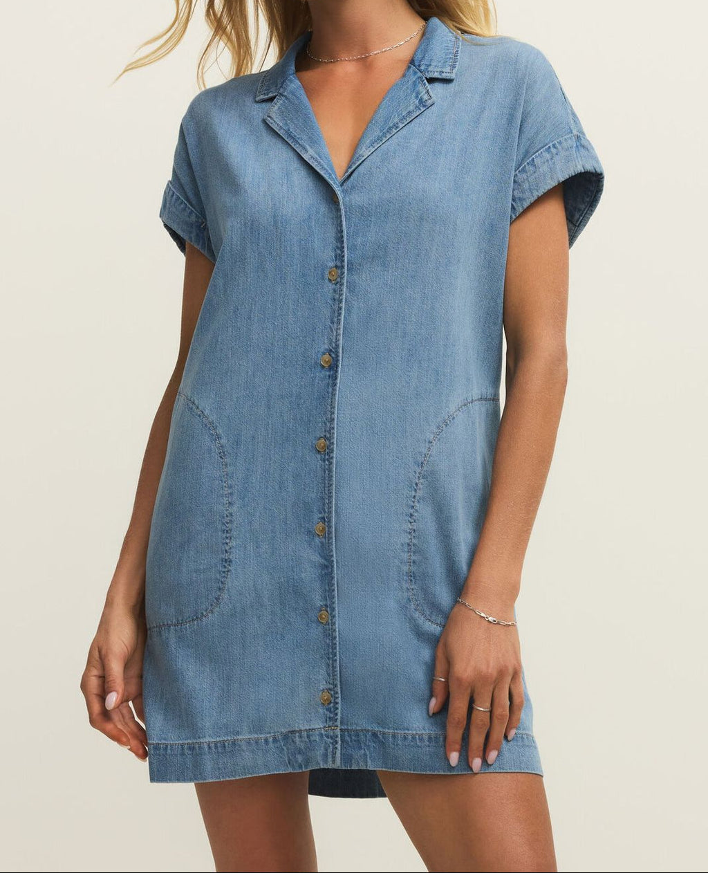 NAPA DENIM MINI DRESS