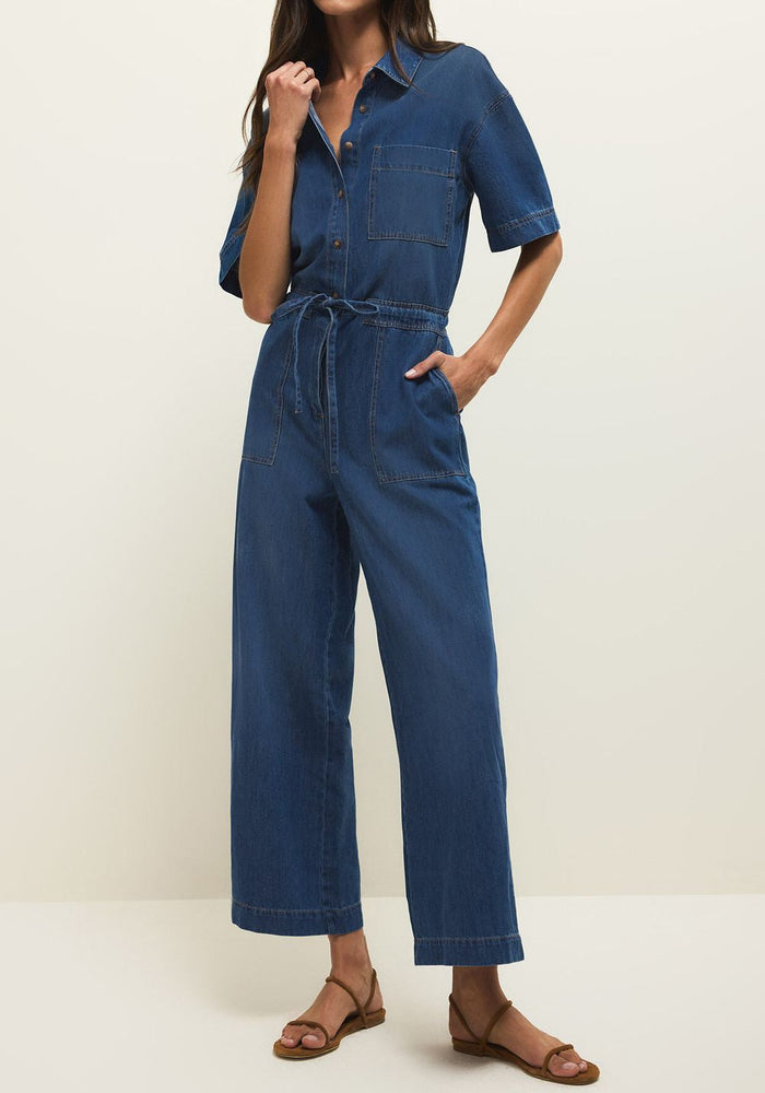 ELSIE DENIM JUMPSUIT by Z Supply
