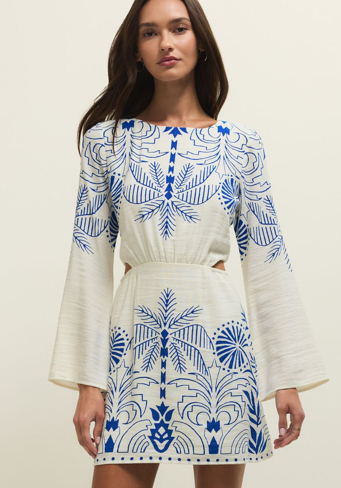 TAHINA PALM MINI DRESS by Z Supply