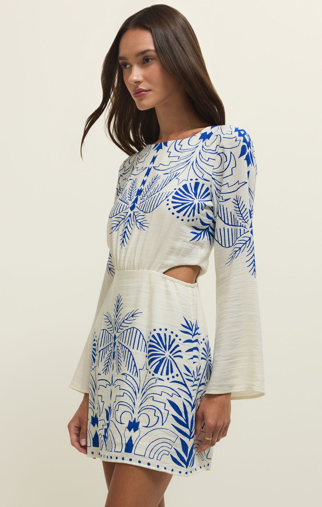 TAHINA PALM MINI DRESS by Z Supply