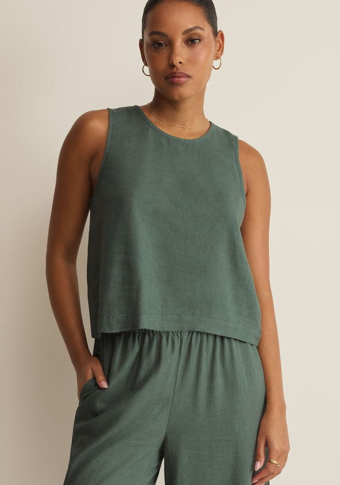 SLOANE LINEN TOP by Z Supply