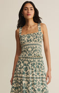 LEYA TERA PAISLEY SMOCKED TOP by Z Supply
