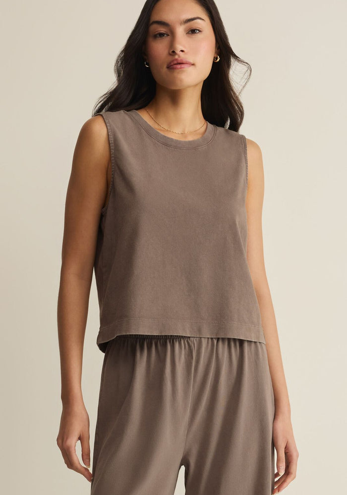 SLOANE JERSEY MUSCLE TANK by Z Supply
