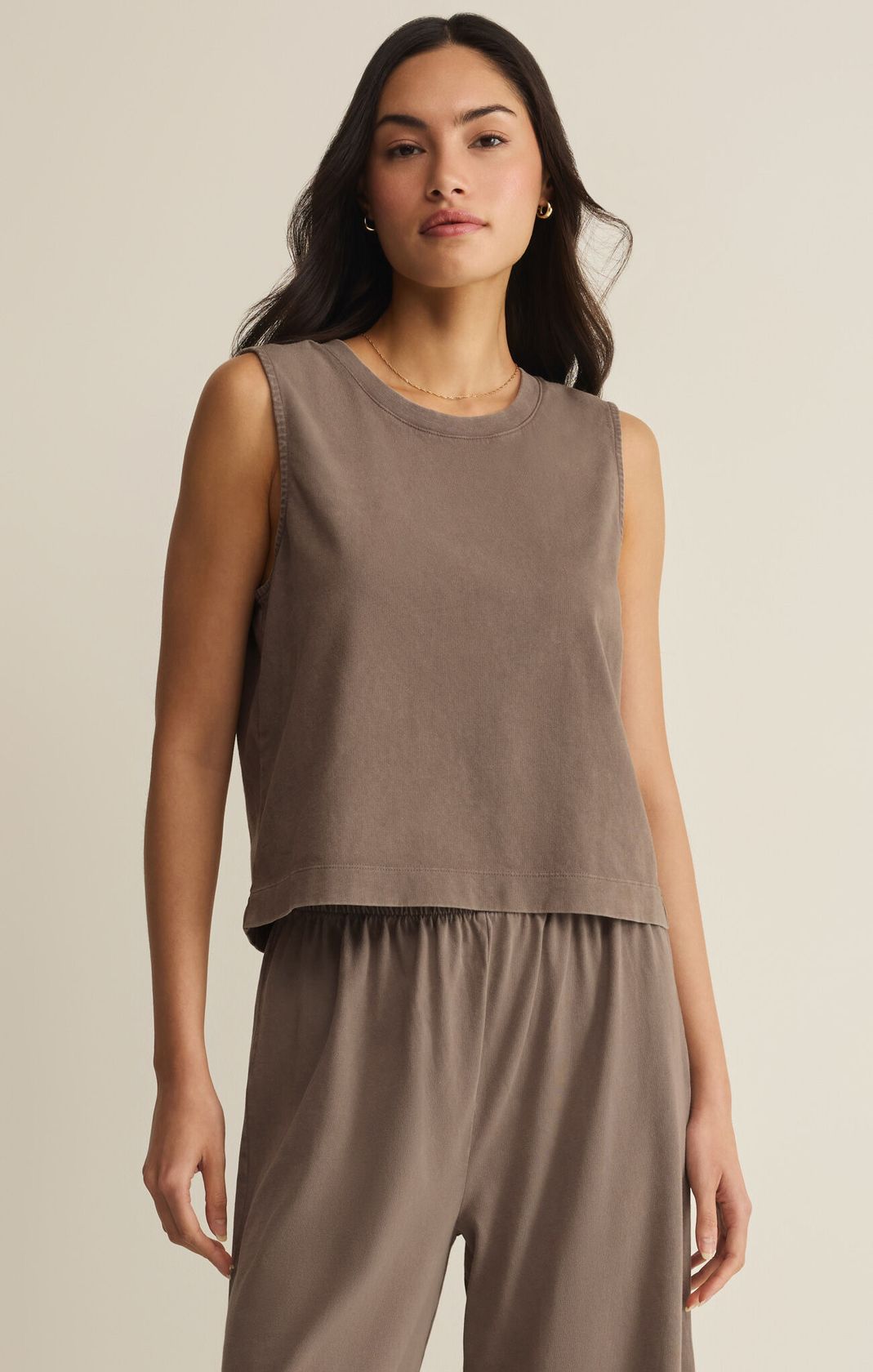 SLOANE JERSEY MUSCLE TANK by Z Supply