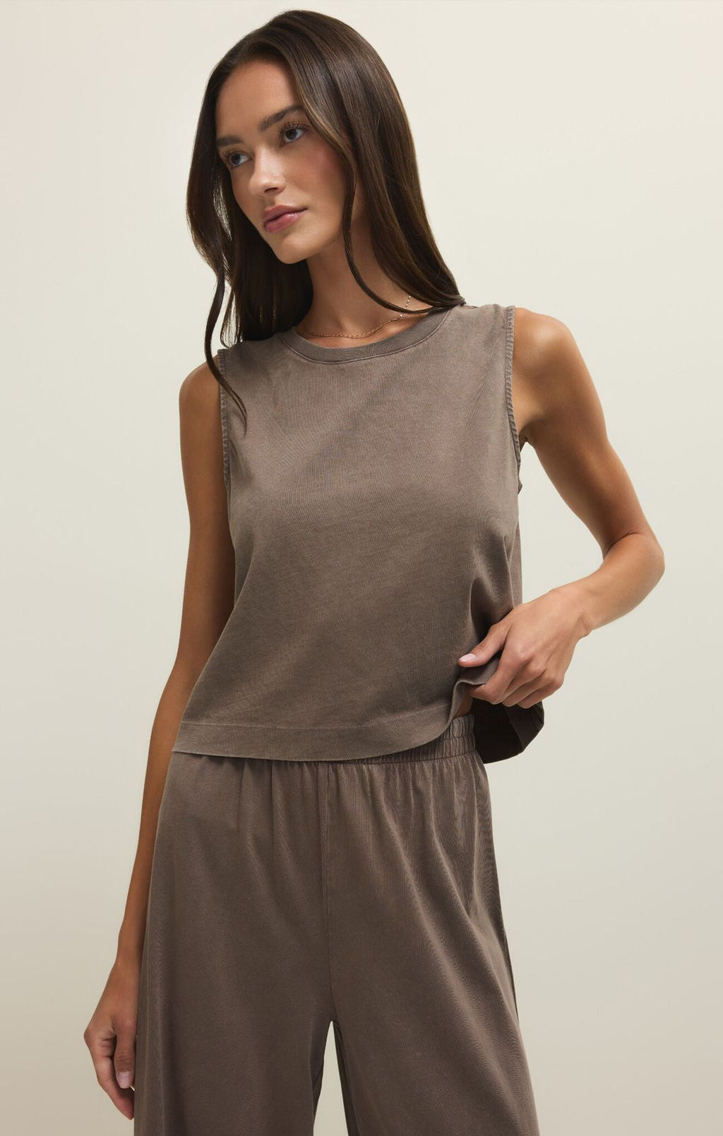 SLOANE JERSEY MUSCLE TANK by Z Supply