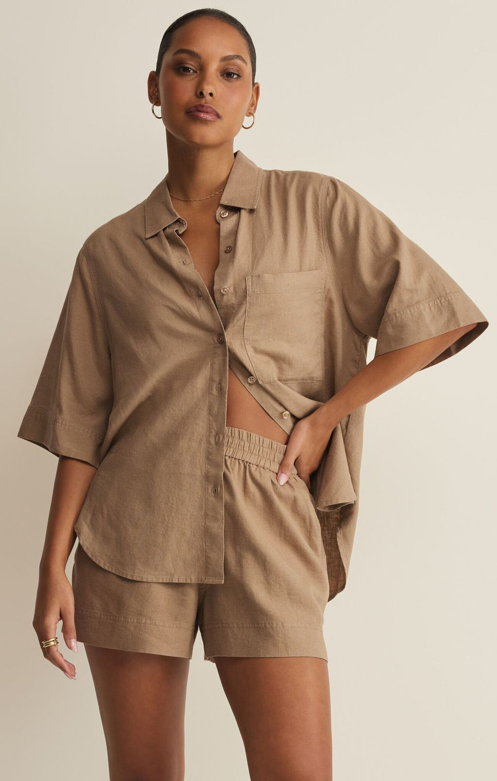 EXPEDITION BUTTON UP TOP by Z Supply