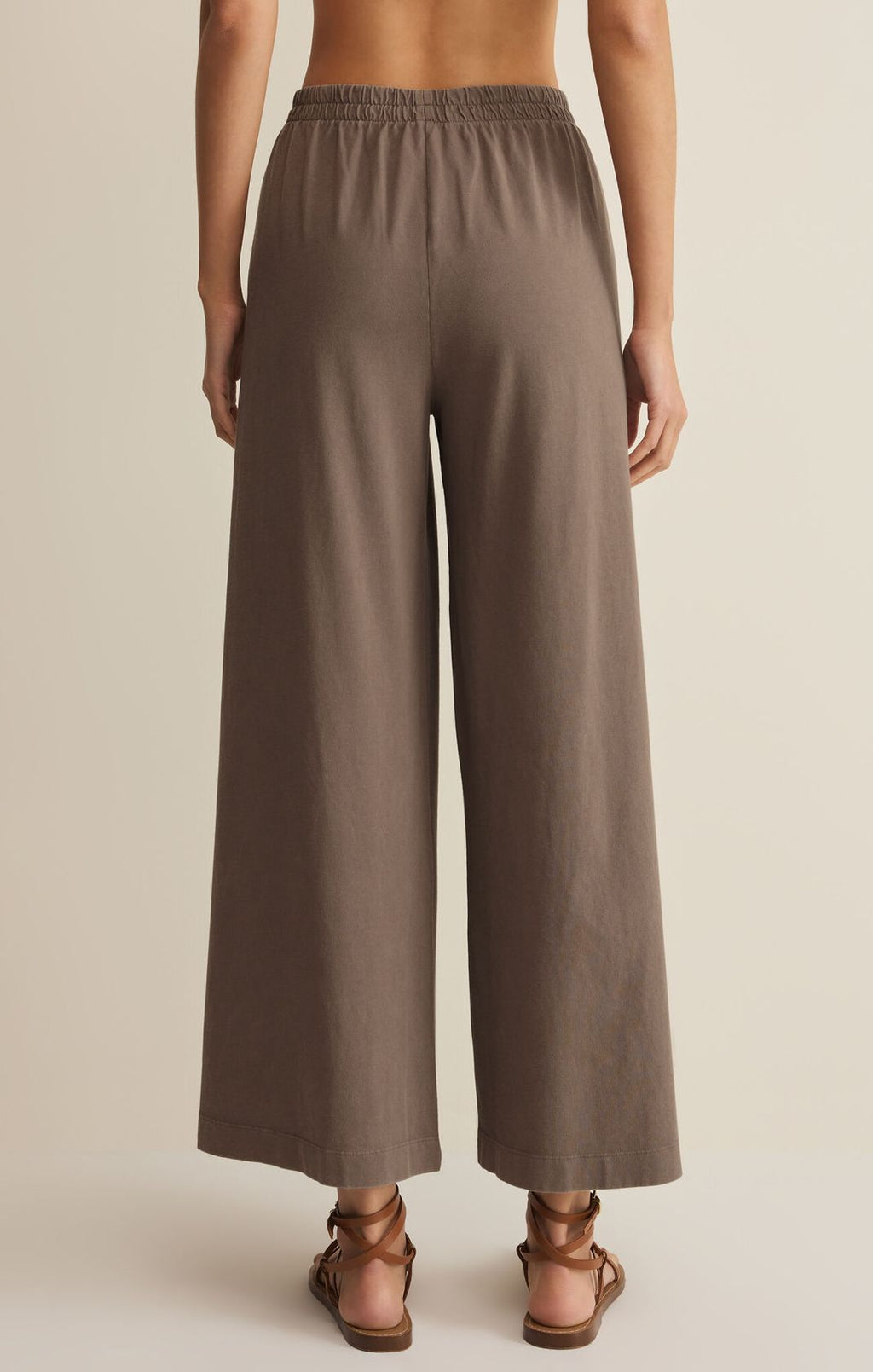 SCOUT JERSEY CROP FLARE PANT by Z Supply