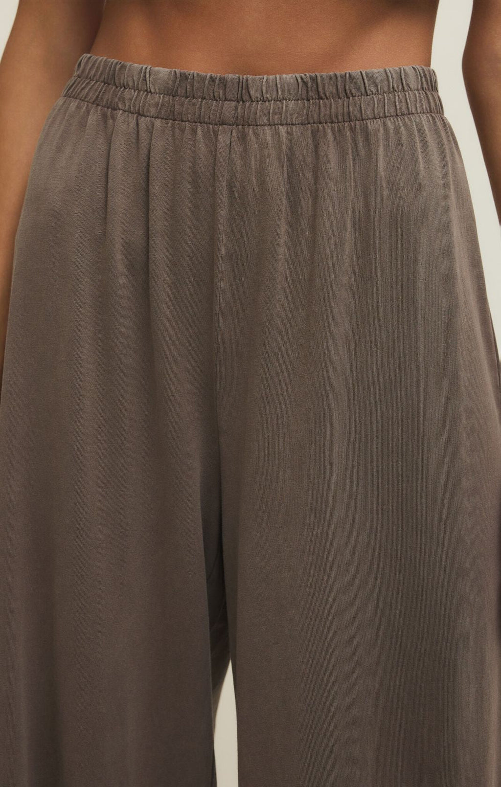 SCOUT JERSEY CROP FLARE PANT by Z Supply