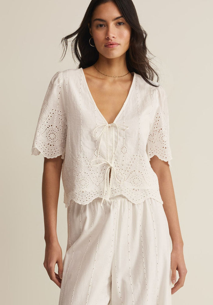 OCEANSIDE EMBROIDERED TOP by Z Supply