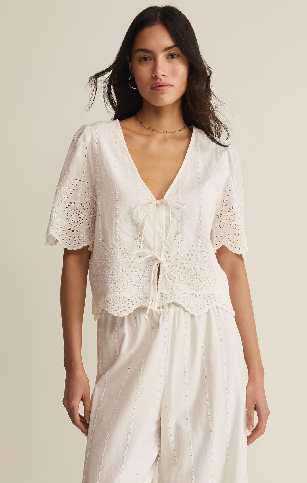 OCEANSIDE EMBROIDERED TOP by Z Supply