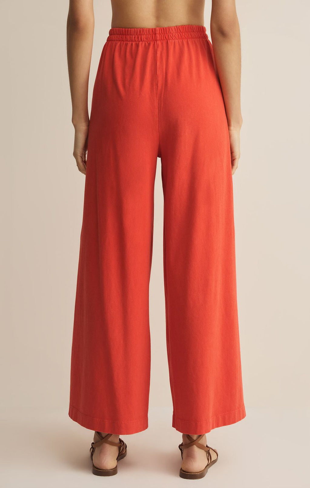 SCOUT JERSEY CROP FLARE PANTS by Z Supply