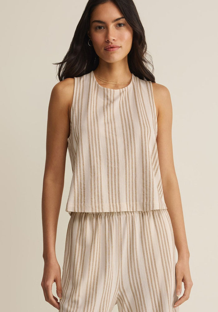 SLOANE SHORT SLEEVE KNIT STRIPED TOP by Z Supply