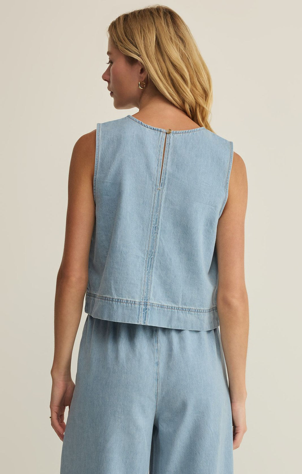 SUN SEEKER DENIM TANK by Z Supply