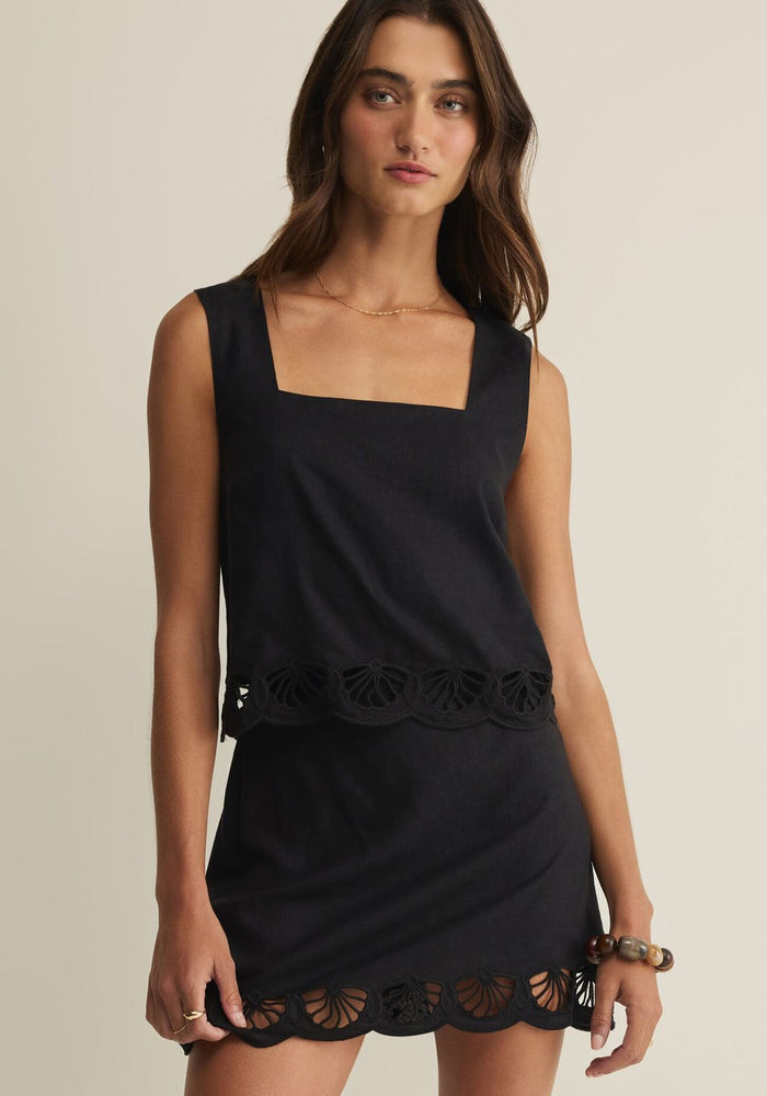 CHARLENE EMBROIDERY TOP by Z Supply