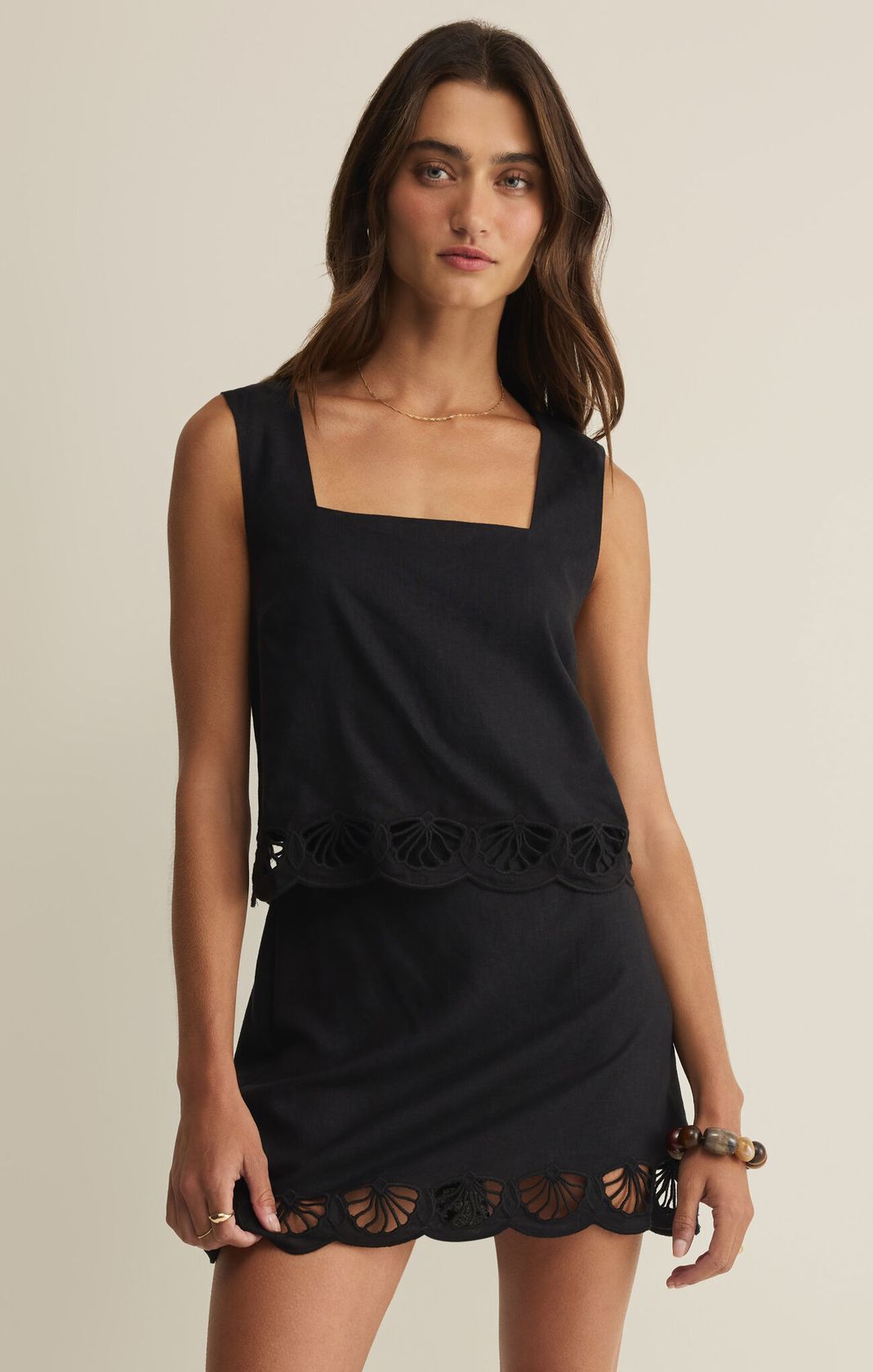 CHARLENE EMBROIDERY TOP by Z Supply