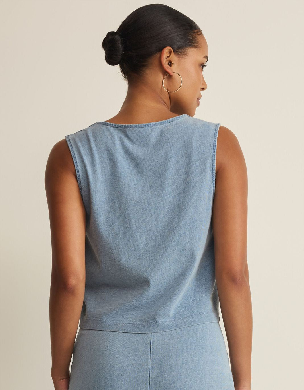 NOELLE JERSEY DENIM TOP by Z Supply