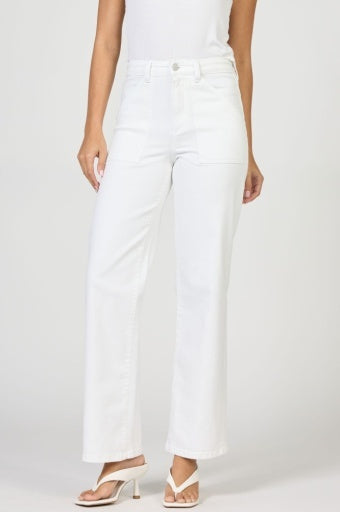 HOLLY WHITE DENIM JEANS by Dear John