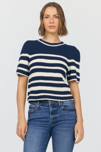 SIMONE SHORT SLEEVE SWEATER by Dear John
