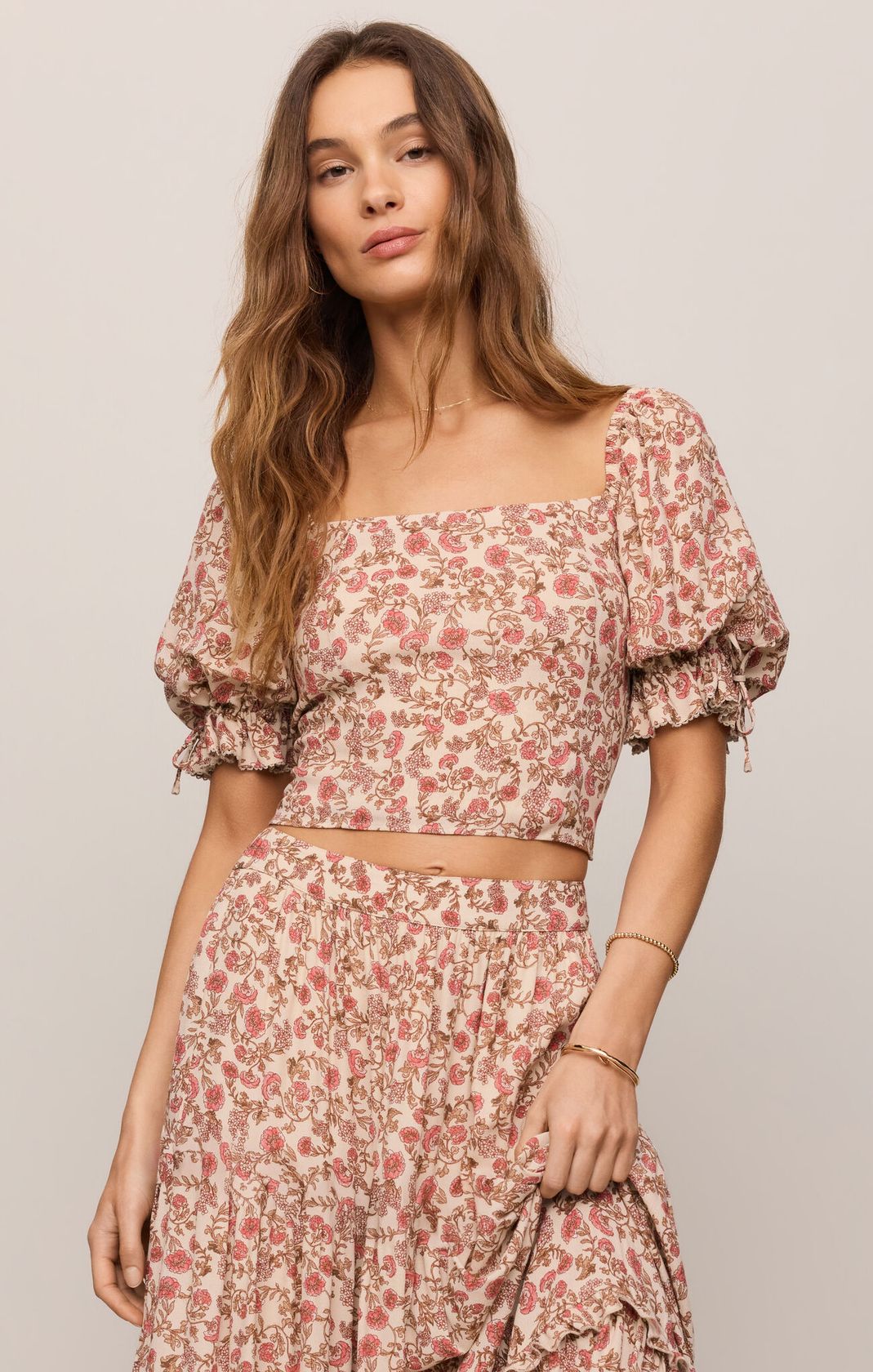 MOIRA FLORAL TOP by Z Supply