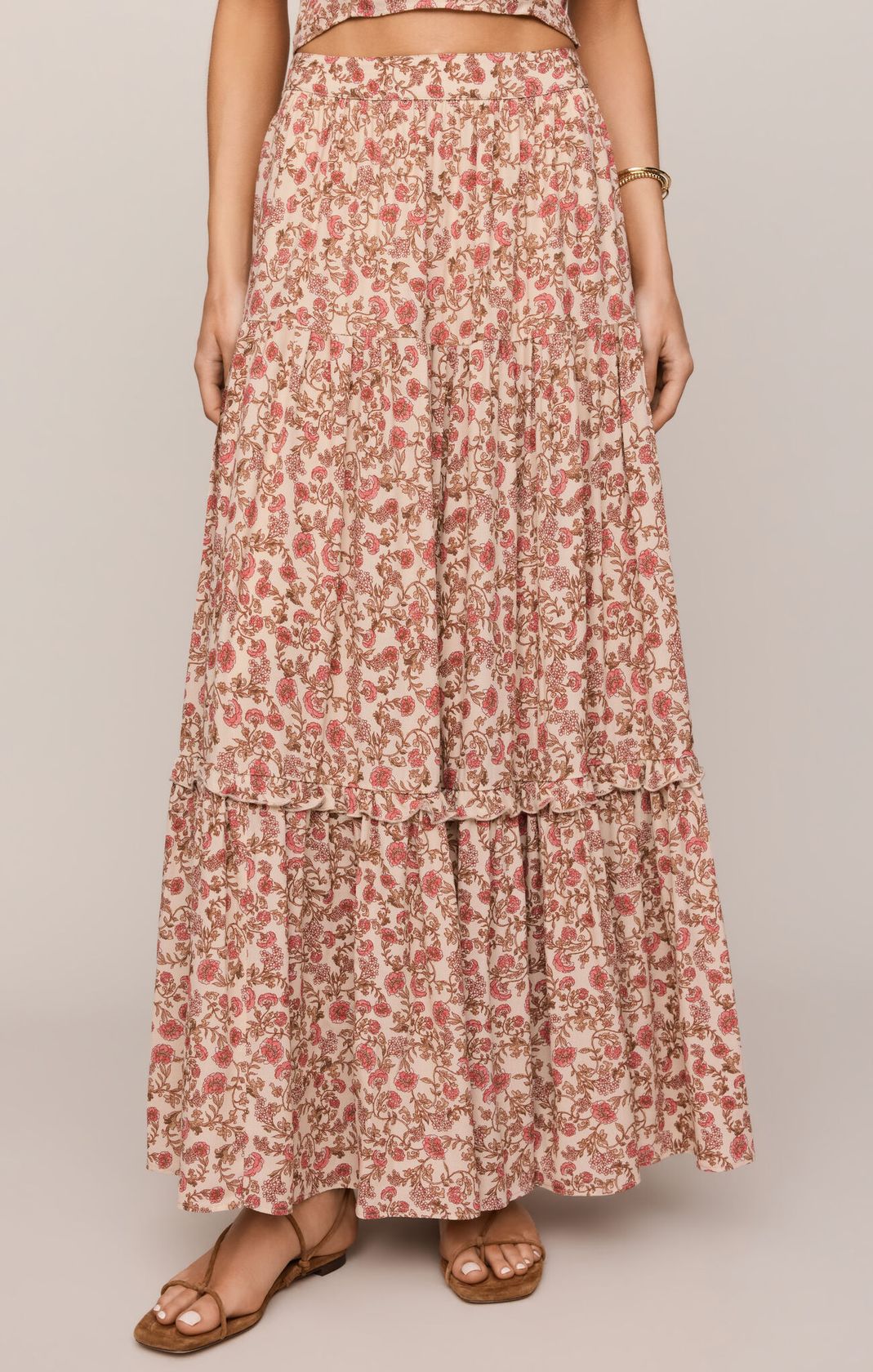MOIRA FLORAL MAXI SKIRT by Z Supply