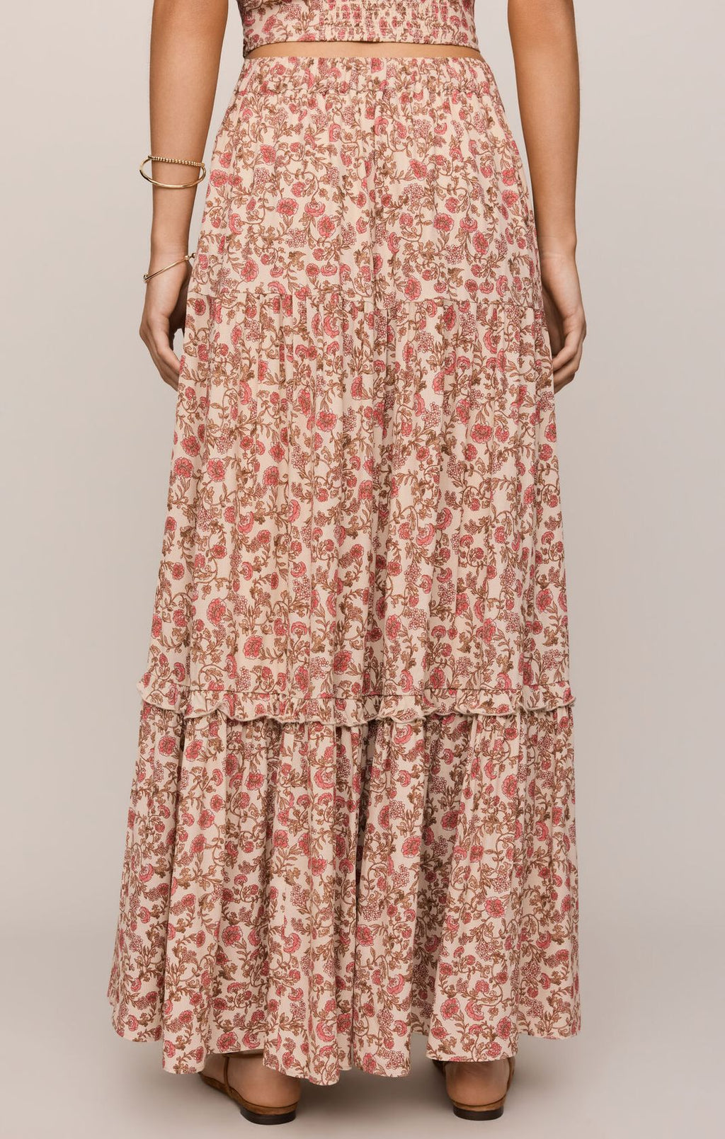 MOIRA FLORAL MAXI SKIRT by Z Supply