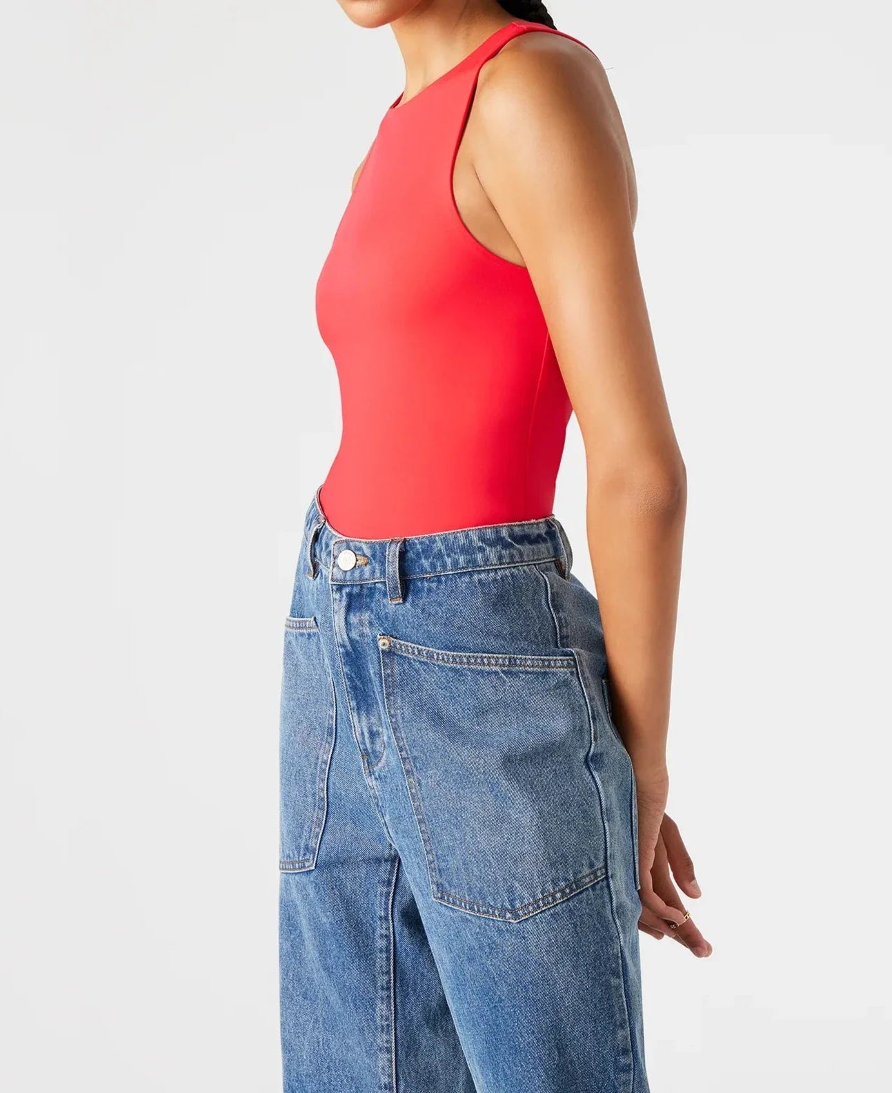 NICO SLEEVELESS BODYSUIT by Steve Madden