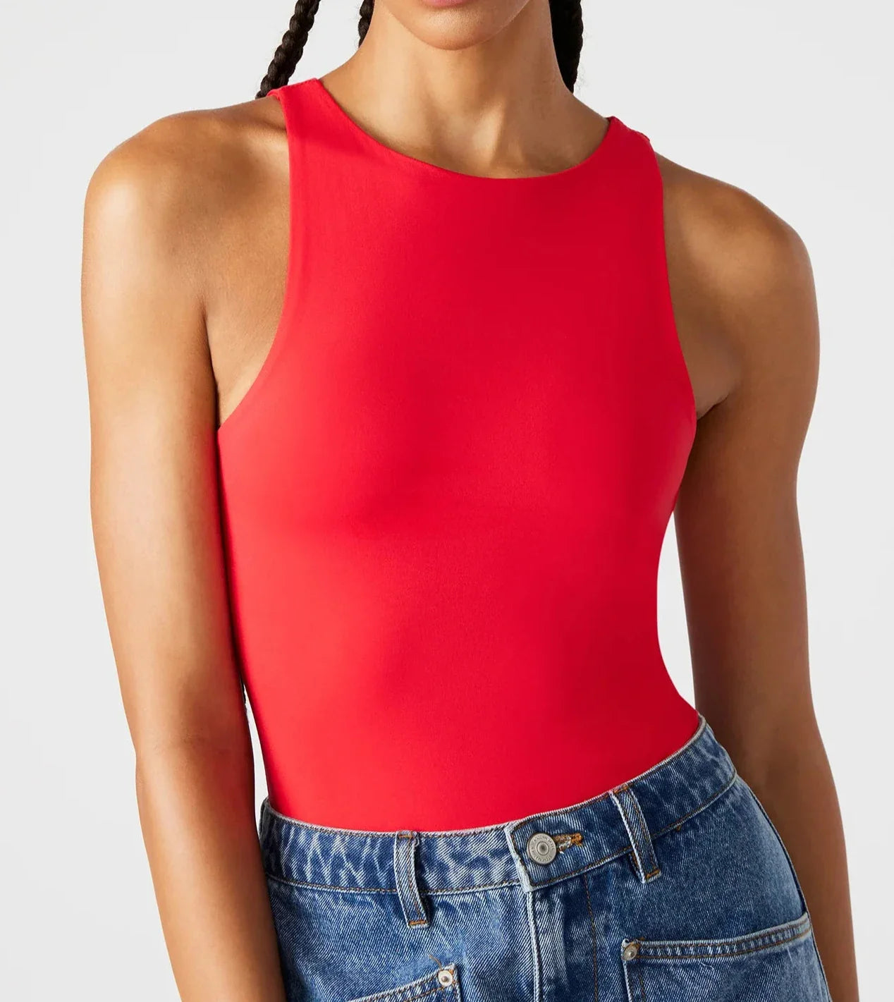 NICO SLEEVELESS BODYSUIT by Steve Madden