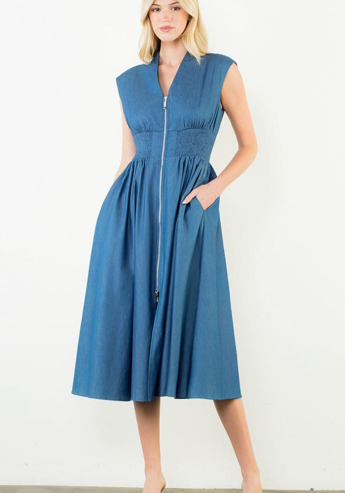"STILL WATERS" DRESS