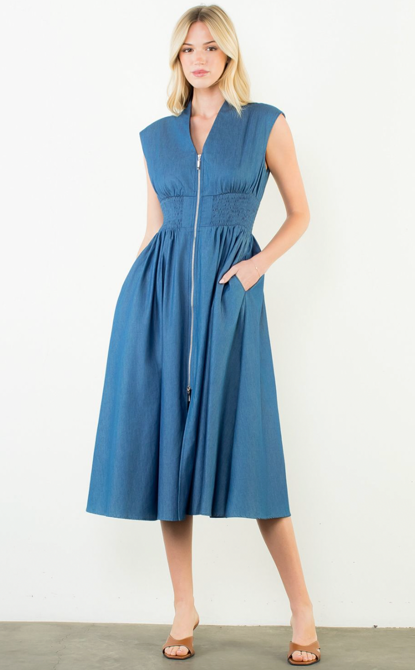 "STILL WATERS" DRESS