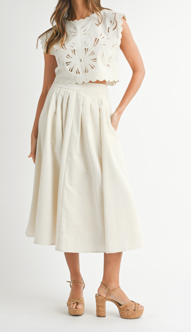 "WATER TO WINE" SKIRT