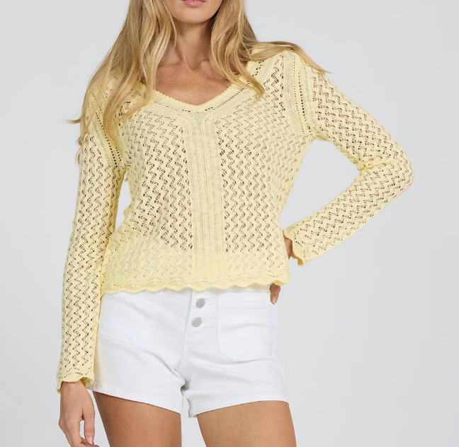 VIVI CROCHET SWEATER by Dear John