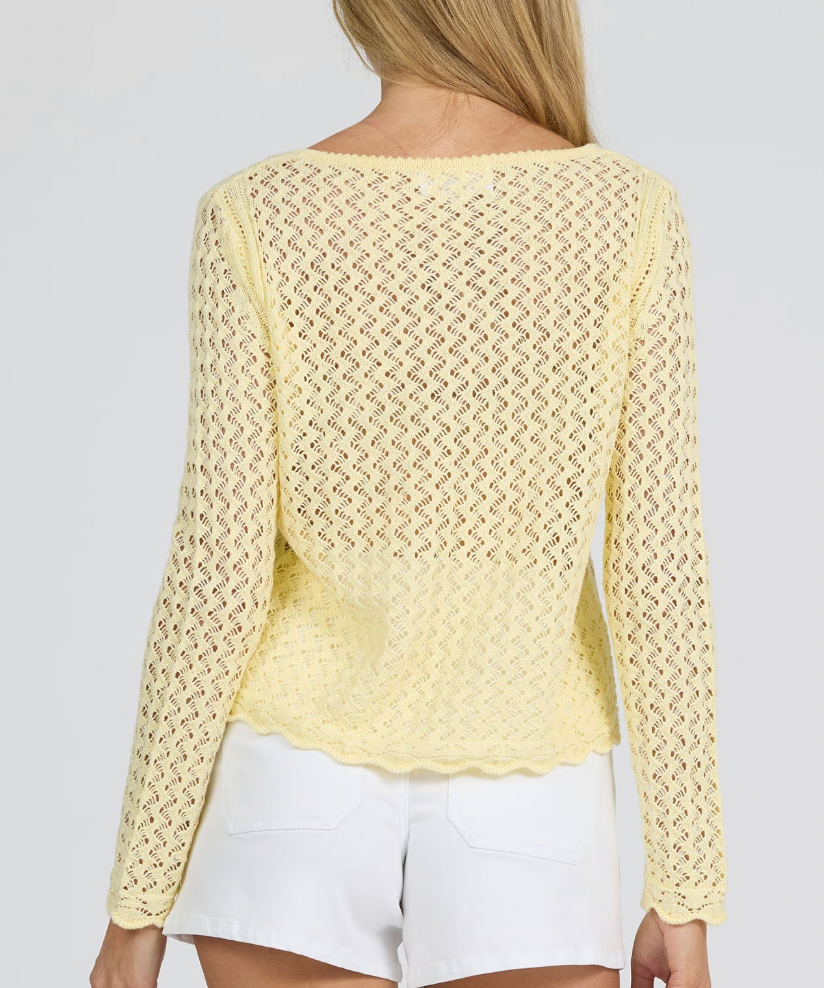 VIVI CROCHET SWEATER by Dear John
