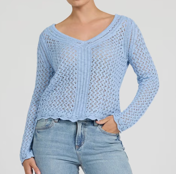 VIVI CROCHET SWEATER by Dear John