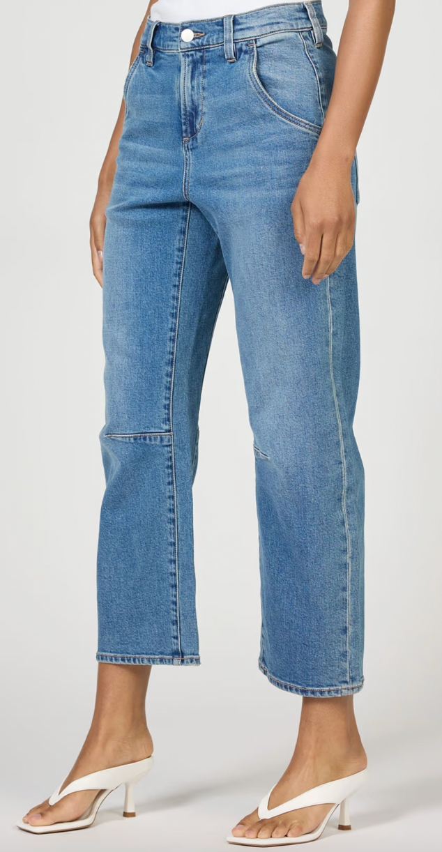LASSO CROPPED DENIM JEANS by Dear John