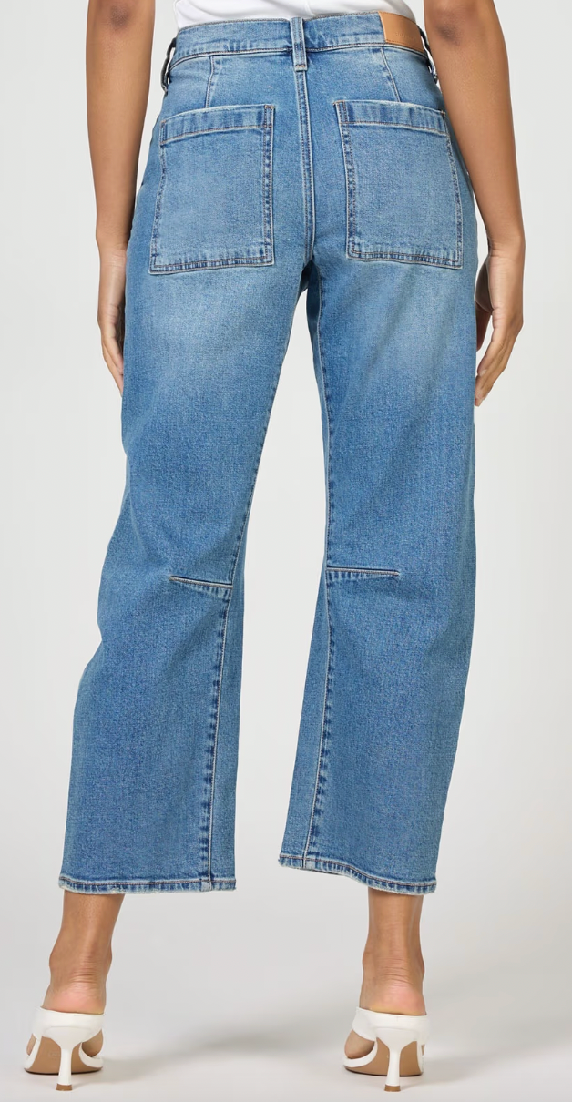LASSO CROPPED DENIM JEANS by Dear John